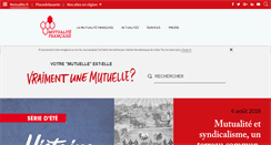 Desktop Screenshot of mutualite.fr