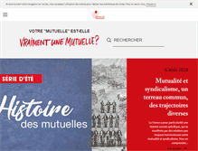 Tablet Screenshot of mutualite.fr
